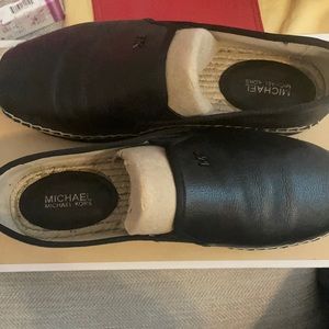 Michael Kors leather espadrilles